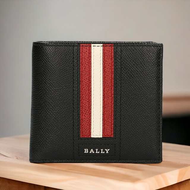 バリー 財布 二つ折り財布 メンズ 革 レザーウォレット 小銭入れ BALLY ...