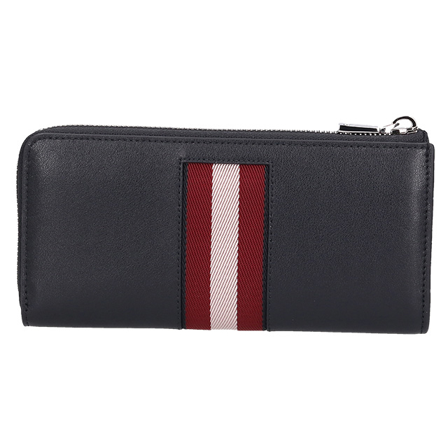 バリー 長財布 メンズ レディース ブランド BALLY レザー 6309717 ブラック レッド 財布_2