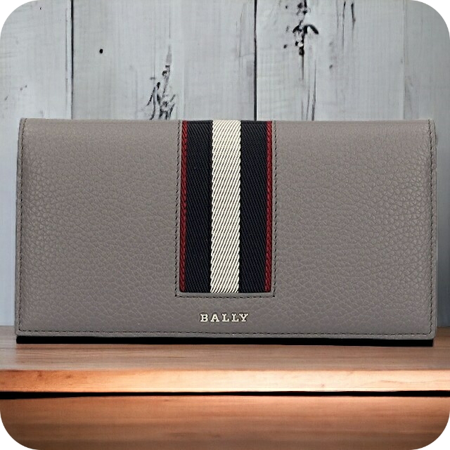 バリー 財布 メンズ レディース ブランド 長財布 BALLY バリロ 6306282 グレーの通販は