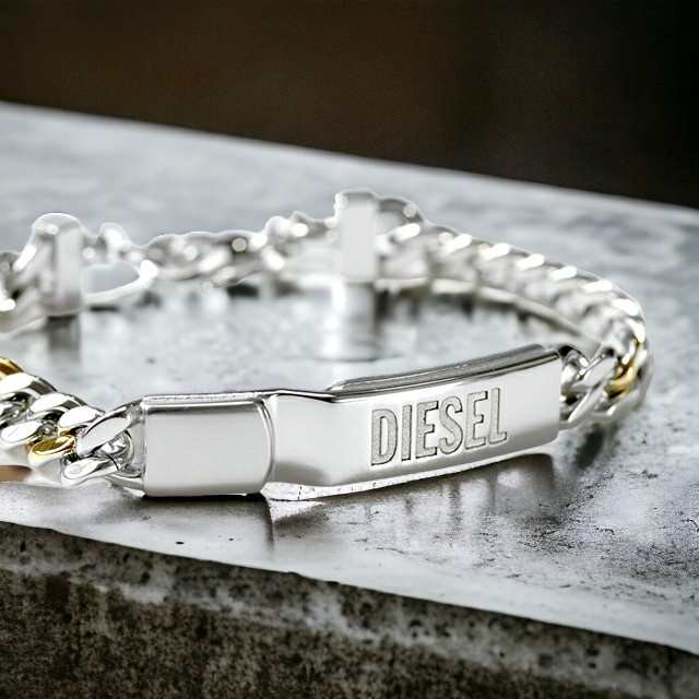 ディーゼル ブレスレット メンズ レディース ブランド DIESEL ステンレススチール DX1457931 シルバー ゴールド  アクセサリーの通販はau PAY マーケット - 腕時計のななぷれ | au PAY マーケット－通販サイト