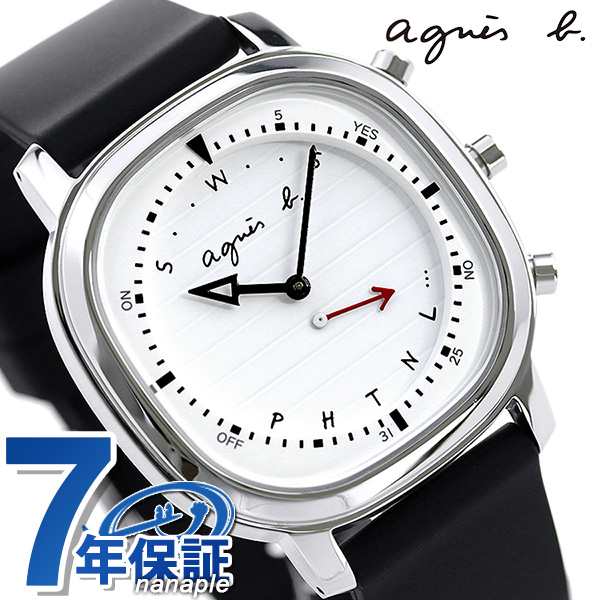 あす着 アニエスベー メンズ 腕時計 Fcrb401 Agnes B 時計 Bluetooth ホワイト ブラックの通販はau Pay マーケット 腕時計のななぷれ