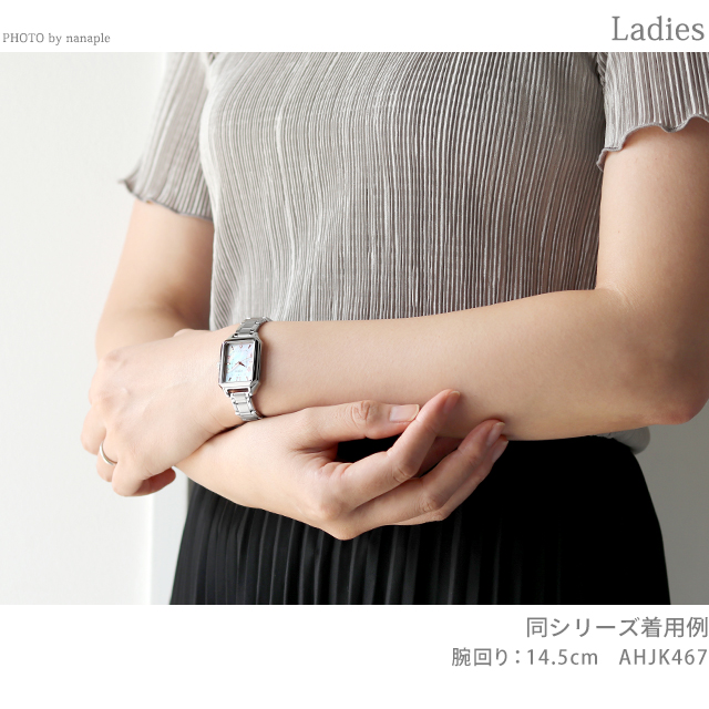 セイコー アルバ アンジェーヌ ブレスレット クオーツ 腕時計 レディース SEIKO ALBA ingenu AHJK468 アナログ ホワイト 白_6