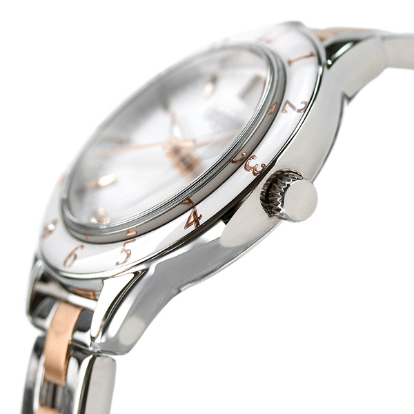 セイコー アルバ アンジェーヌ ブレスレット エポラクオーツ クオーツ レディース 腕時計 AHJK461 SEIKO ALBA ingenu シルバー×ピンクゴールド プレゼント ギフト_2