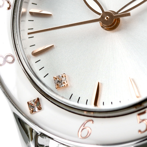 セイコー アルバ アンジェーヌ ブレスレット エポラクオーツ クオーツ レディース 腕時計 AHJK461 SEIKO ALBA ingenu シルバー×ピンクゴールド プレゼント ギフト_5