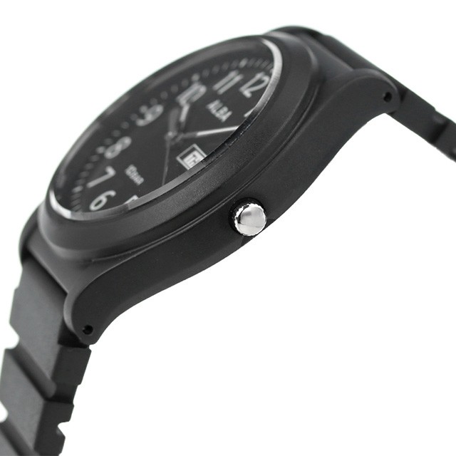 SEIKO セイコー ALBA アルバ Y121-K005 クォーツ レザー 黒
