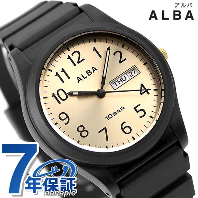 セイコー アルバ スポーツ クオーツ 腕時計 メンズ SEIKO ALBA AQPJ412 アナログ ゴールドブラウン ブラック 黒の通販はau  PAY マーケット - 腕時計のななぷれ | au PAY マーケット－通販サイト