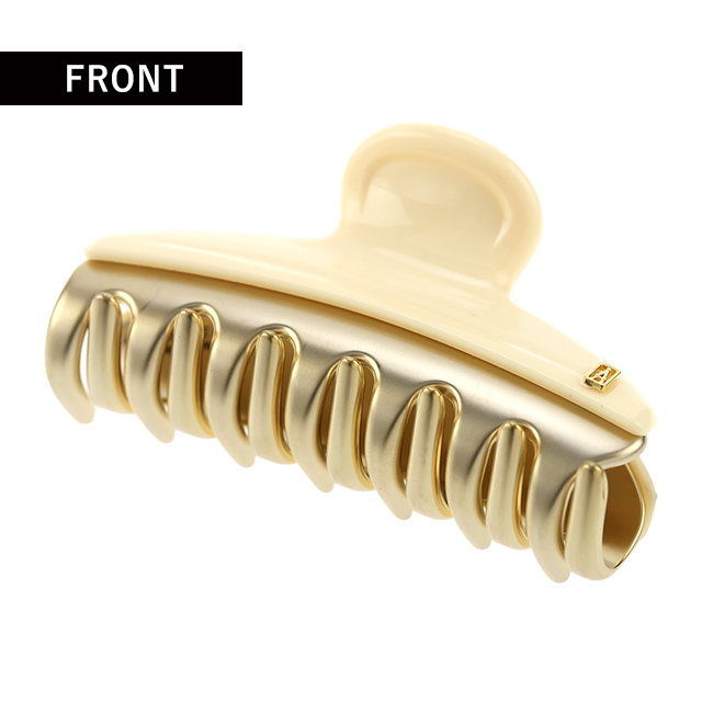 アレクサンドル ドゥ パリ ヘアクリップ レディース ブランド ALEXANDRE DE PARIS ヴァンドームMクリップ ICCM-15571-02-I1 IVOIRE ヘアアクセサリー_1