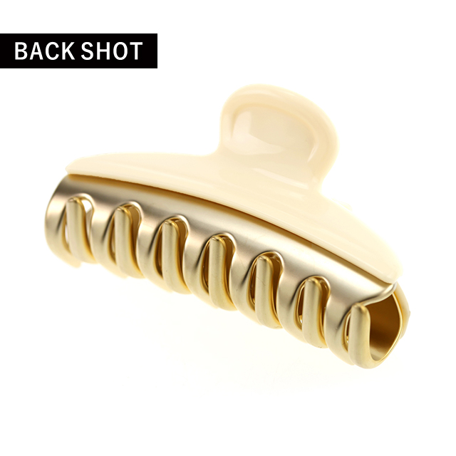 アレクサンドル ドゥ パリ ヘアクリップ レディース ブランド ALEXANDRE DE PARIS ヴァンドームMクリップ ICCM-15571-02-I1 IVOIRE ヘアアクセサリー_2