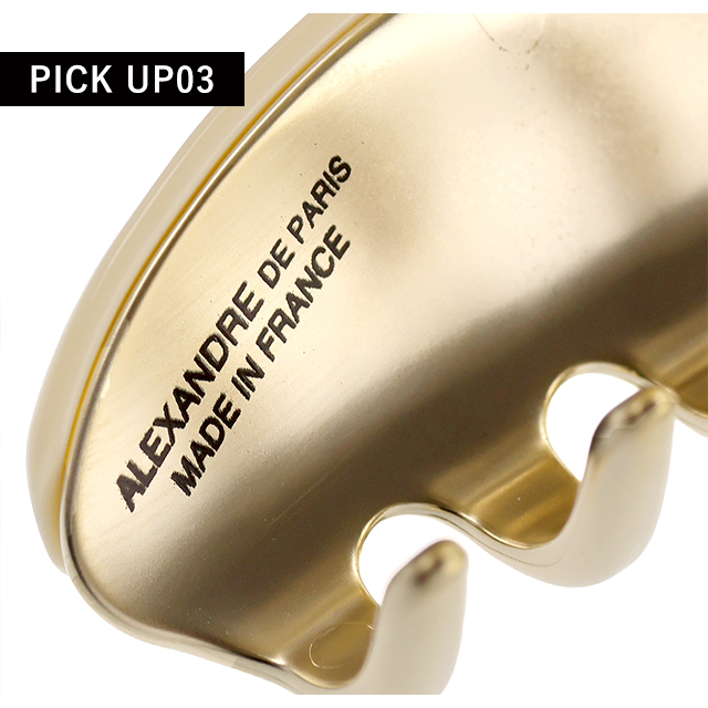 アレクサンドル ドゥ パリ ヘアクリップ レディース ブランド ALEXANDRE DE PARIS ヴァンドームMクリップ ICCM-15571-02-I1 IVOIRE ヘアアクセサリー_5