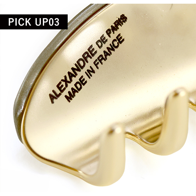 アレクサンドル ドゥ パリ ヘアクリップ レディース ブランド ALEXANDRE DE PARIS ヴァンドームMクリップ スワロフスキー ICCM-15571-03-G5 GRIS PAILLETE ヘアアクセサリー_5