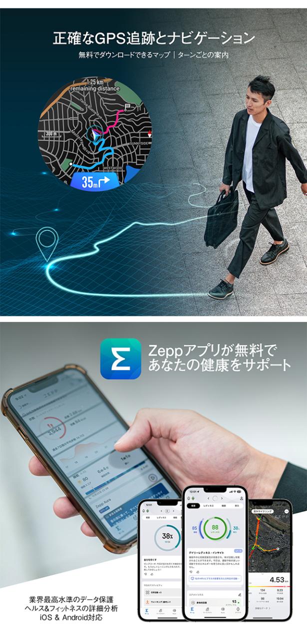 アマズフィット Active 2 プレミアム 充電式クォーツ スマートウォッチ ブランド メンズ レディース Bluetooth 替えベルト Amazfit SP170073-C225 デジタル シルバー_6