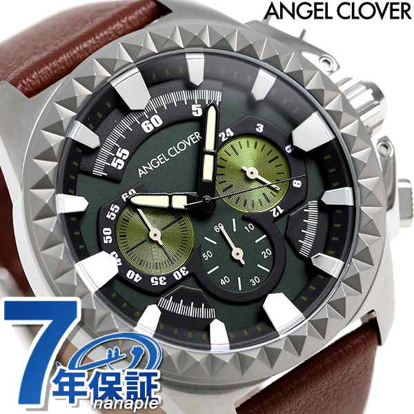 エンジェルクローバー ラギッド クロノグラフ メンズ Rg46sgr Br Angel Clover 腕時計 カーキの通販はau Pay マーケット 腕時計のななぷれ キャッシュレス還元対象店