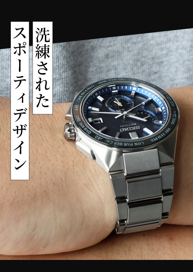 t*a様 SEIKO Astron チタンケース　青文字盤　アストロン　ネクスタ パスポートケース付】 セイコー アストロン ネクスター ソーラー
