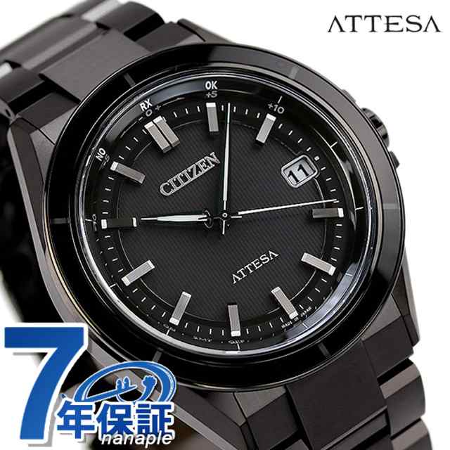 655 【美品】CITIZEN ATTESA アテッサ　メンズ時計　電波ソーラー