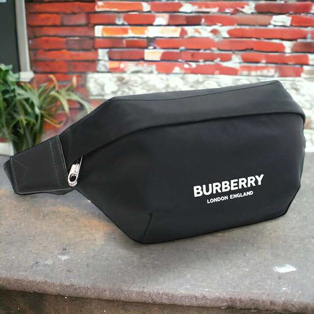 バーバリー ボディバッグ メンズ ブランド BURBERRY ナイロン 8049095 BLACK ブラック バッグ