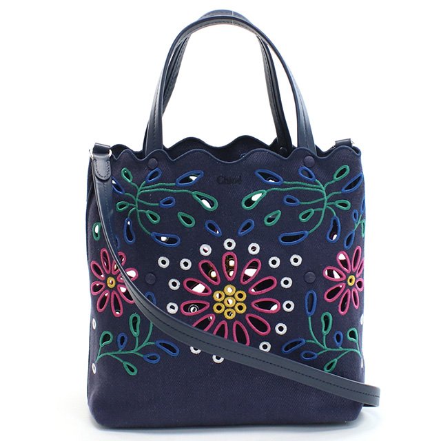 クロエ トートバッグ レディース ブランド CHLOE リネン イタリア