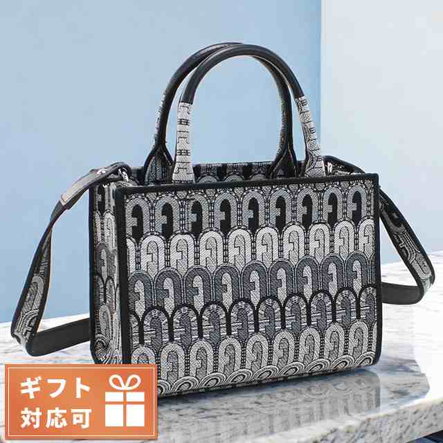 フルラ トートバッグ レディース ブランド FURLA FURLA OPPORTUNITY WB00352 TONI GRIGIO ブラック グレー系 バッグ