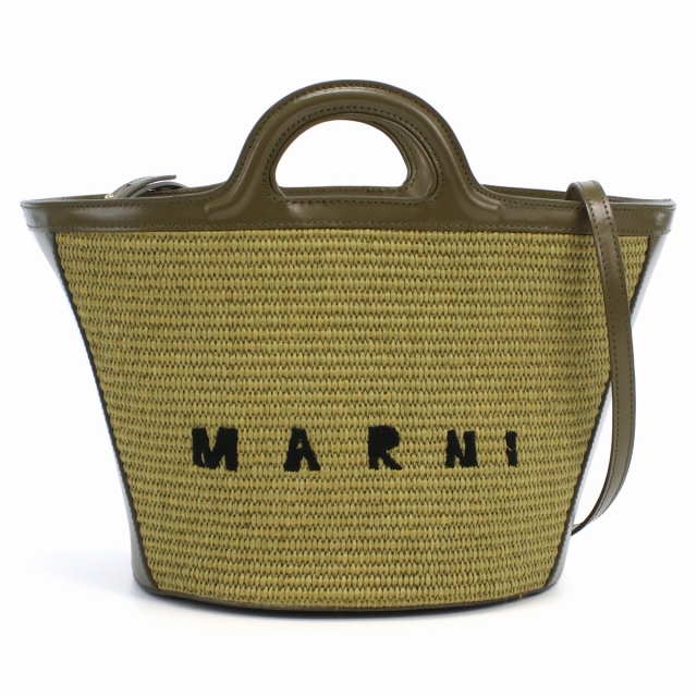 マルニ カゴバッグ レディース MARNI イタリア BMMP0068Q0 カーキ バッグ_1