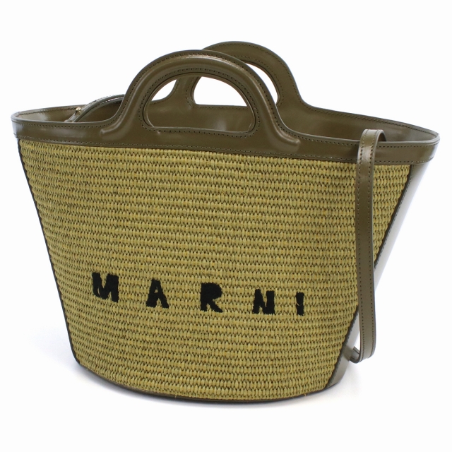 マルニ カゴバッグ レディース MARNI イタリア BMMP0068Q0 カーキ バッグ_2