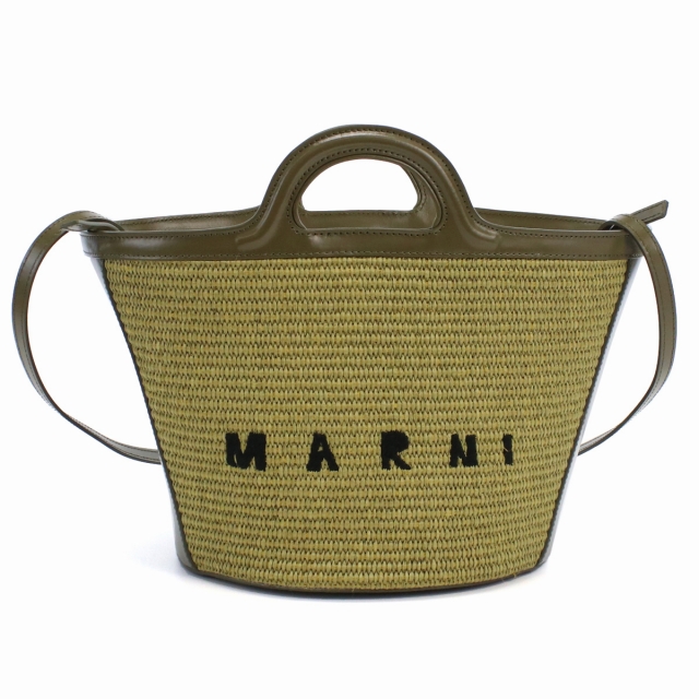 マルニ カゴバッグ レディース MARNI イタリア BMMP0068Q0 カーキ バッグ_3