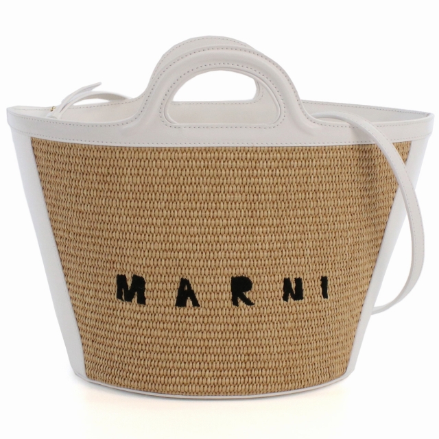 MARNI マルニ　かごバッグ ホワイト マルニ カゴバッグ レディース MARNI イタリア BMMP0068Q0