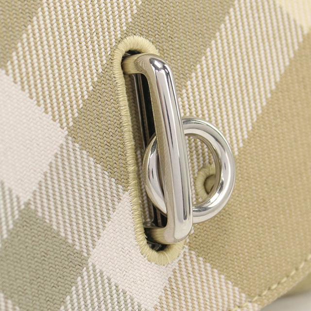 バーバリー 三折財布小銭入付き レディース ブランド BURBERRY イタリア 8081783 FLAX ベージュ系 マルチカラー 財布_6