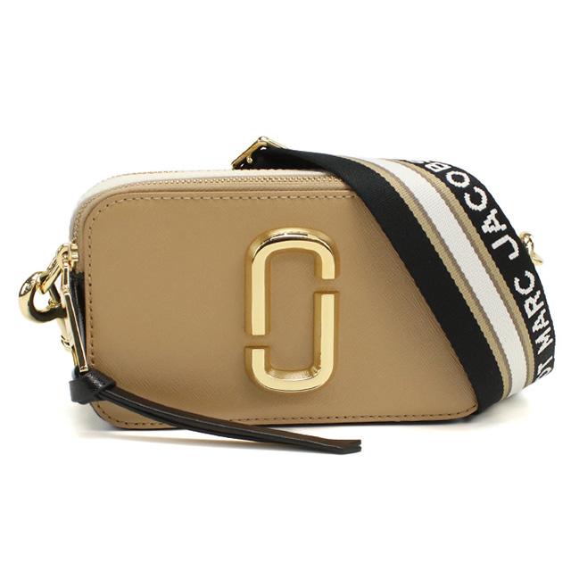 マーク・ジェイコブス 斜め掛け ショルダーバッグ レディース ブランド MARC JACOBS THE SNAPSHOT ベトナム 2S3HCR500H03 CAMEL MULTI ブラウン系 マルチカラー バッグ_1