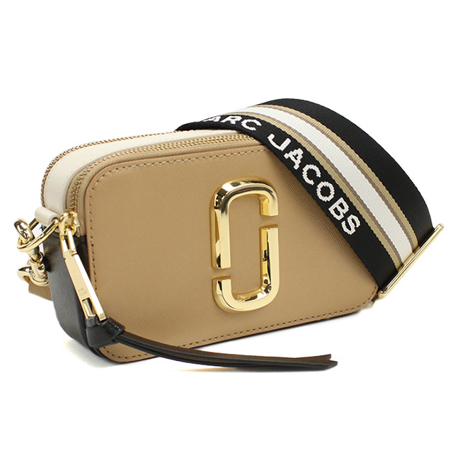 マーク・ジェイコブス 斜め掛け ショルダーバッグ レディース ブランド MARC JACOBS THE SNAPSHOT ベトナム 2S3HCR500H03 CAMEL MULTI ブラウン系 マルチカラー バッグ_4