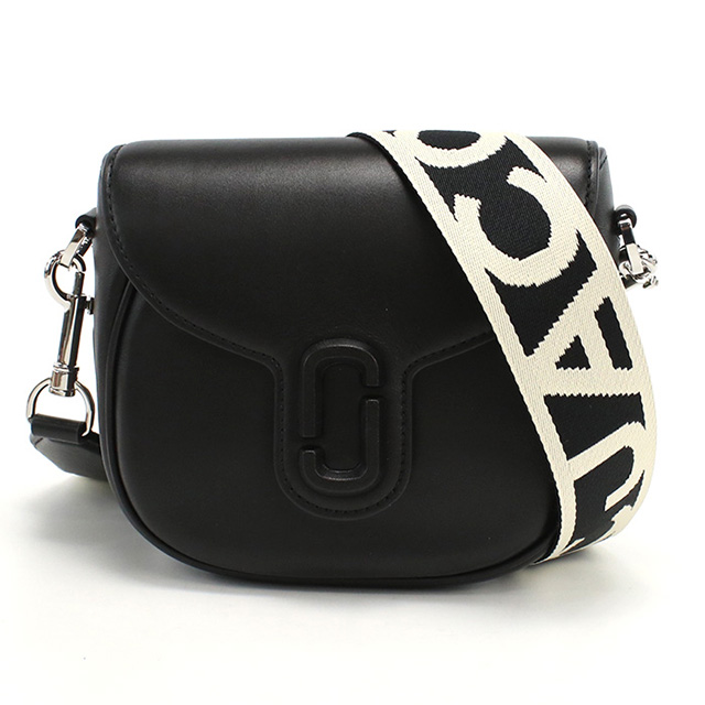 マーク・ジェイコブス 斜め掛け ショルダーバッグ レディース ブランド MARC JACOBS THE SMALL SADDLE BAG レザー ベトナム 2S3HMS003H03 BLACK ブラック バッグ_1