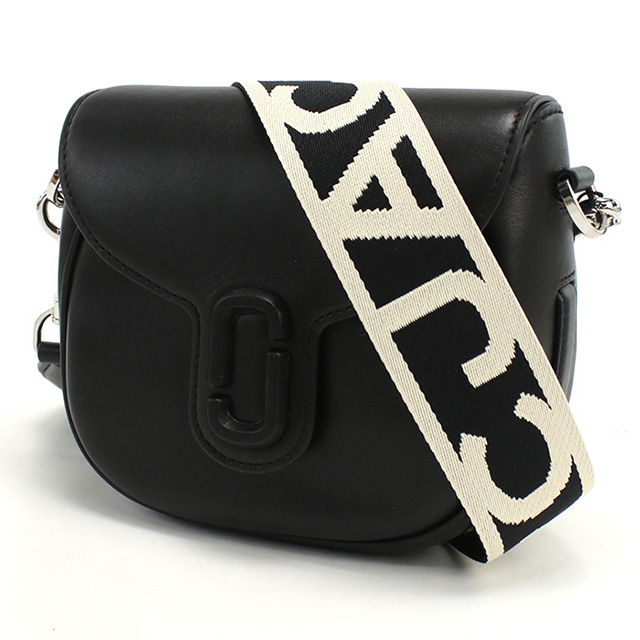 マーク・ジェイコブス 斜め掛け ショルダーバッグ レディース ブランド MARC JACOBS THE SMALL SADDLE BAG レザー ベトナム 2S3HMS003H03 BLACK ブラック バッグ_2