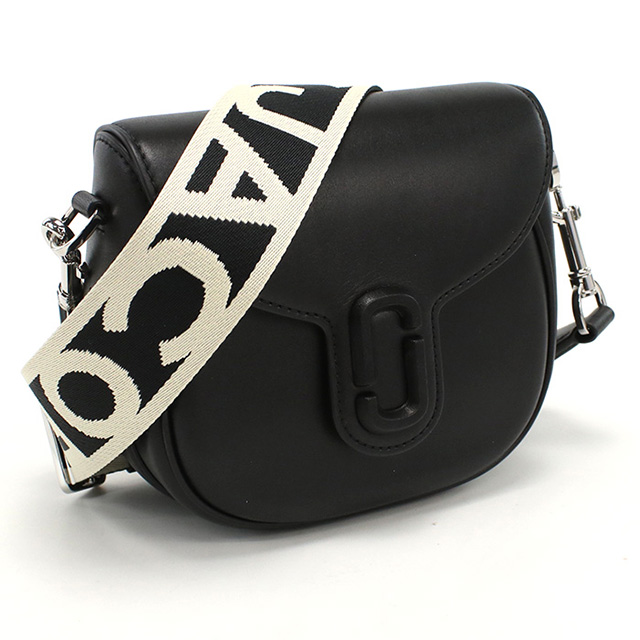マーク・ジェイコブス 斜め掛け ショルダーバッグ レディース ブランド MARC JACOBS THE SMALL SADDLE BAG レザー ベトナム 2S3HMS003H03 BLACK ブラック バッグ_4