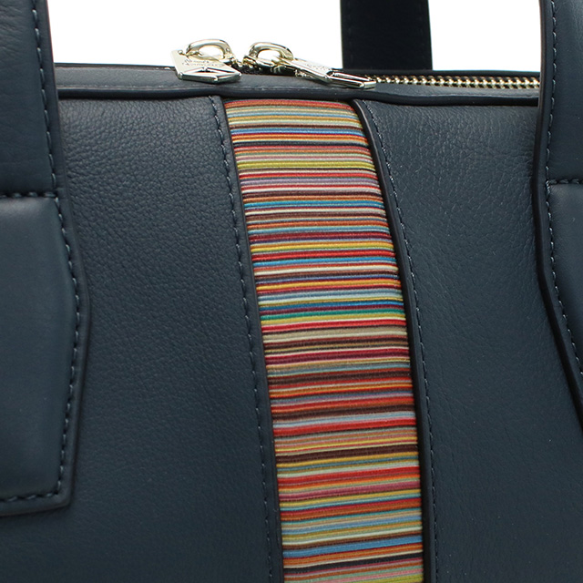 ポール・スミス ブリーフケース メンズ ブランド Paul Smith レザー タイ M1A6603 BLUE ブルー系 バッグ_6