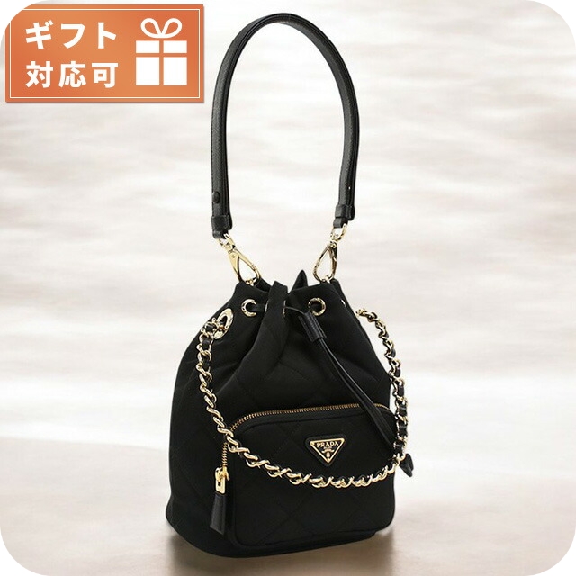 プラダ ハンドバッグ レディース ブランド PRADA 1BH038 NERO バッグ 軽量 小さめ 手提げ 高級 おしゃれ プレゼント 女性 実用的 かわいい