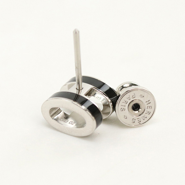 エルメス ピアス レディース ブランド HERMES MINI POP H シルバー