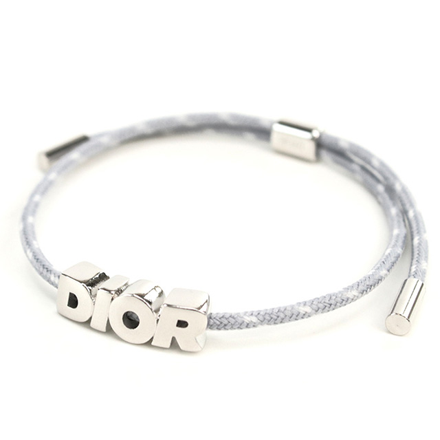 ディオール ブレスレット メンズ ブランド Christian Dior ポルトガル B2441 グレー系 シルバー系 アクセサリー_2