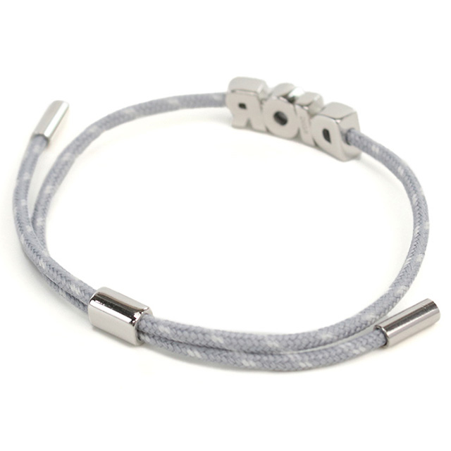 ディオール ブレスレット メンズ ブランド Christian Dior ポルトガル B2441 グレー系 シルバー系 アクセサリー_6