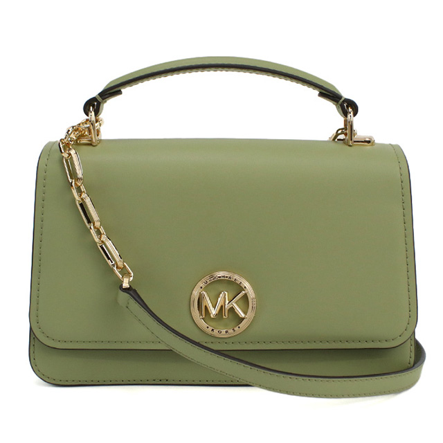 マイケル・コース ハンドバッグ レディース ブランド MICHAEL KORS DELANCEY レザー カンボジア 30T4GD8S6L LIGHT SAGE グリーン系 バッグ 軽量 小さめ 手提げ 高級 おしゃれ プレゼント 女性 実用的 かわいい_4