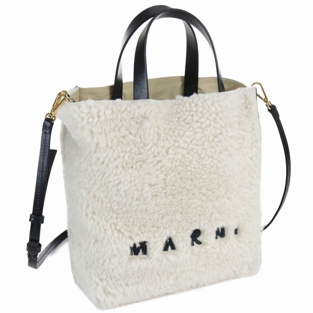 マルニ トートバッグ レディース MARNI ラム、レザー イタリア