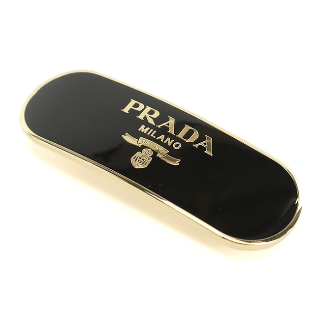 プラダ バレッタ レディース ブランド PRADA 1IF022 ブラック ヘアアクセサリー_2