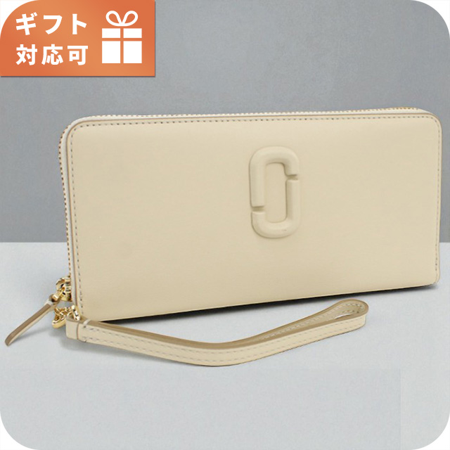 マークジェイコブス 長財布ラウンドファスナー レディース ブランド MARC JACOBS THE CONTINENTAL WALLET レザー 2P4SMP013S02 ホワイト 財布