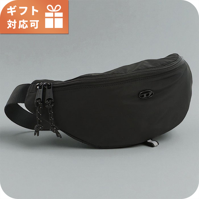 ディーゼル ボディバッグ メンズ ブランド DIESEL X10311 ブラック バッグ 斜めがけ 軽量 小さめ ブランド 高級 おしゃれ プレゼント 男性 実用的 かっこいい