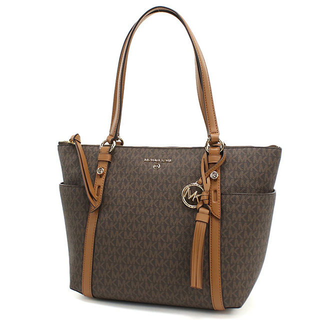 マイケルコース トートバッグ レディース ブランド MICHAEL KORS SULLIVAN 30T0GNXT2B ブラウン バッグ 軽量 手提げ 高級 おしゃれ プレゼント 女性 実用的 かわいい_2