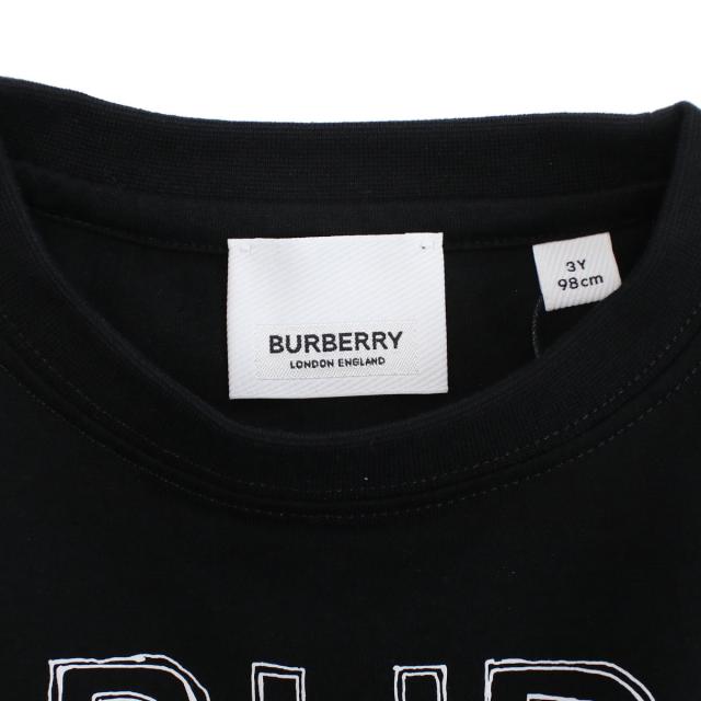 バーバリー 長袖Tシャツ ベビー BURBERRY コットン100% 8053776 BLACK 