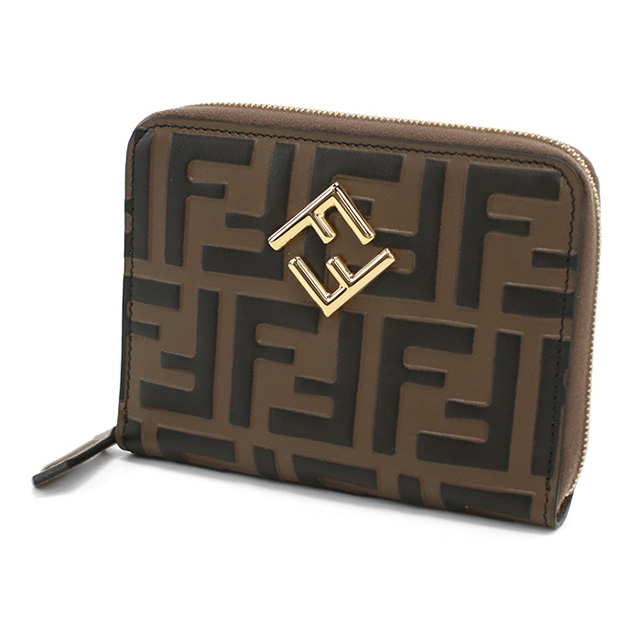 フェンディ ラウンドファスナー財布 レディース ブランド FENDI 8M0508 ブラウン 財布_2