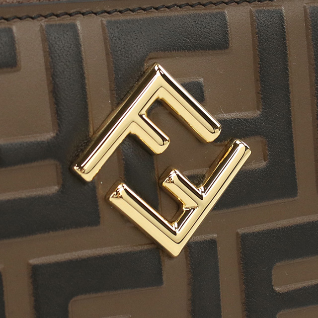 フェンディ ラウンドファスナー財布 レディース ブランド FENDI 8M0508 ブラウン 財布_4