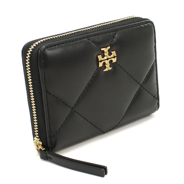 トリーバーチ ラウンドファスナー折財布 レディース ブランド Tory Burch KIRA DIAMOND QUILT レザー 159791 ブラック 財布_3