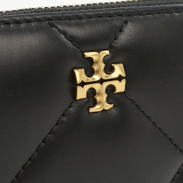 トリーバーチ ラウンドファスナー折財布 レディース ブランド Tory Burch KIRA DIAMOND QUILT レザー 159791 ブラック 財布_4