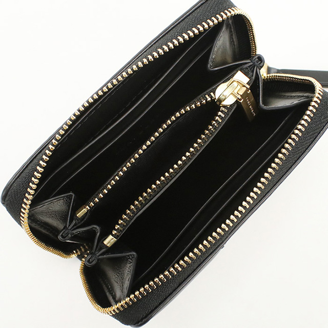 トリーバーチ ラウンドファスナー折財布 レディース ブランド Tory Burch KIRA DIAMOND QUILT レザー 159791 ブラック 財布_5