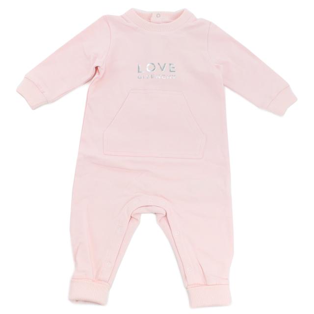 ジバンシー ロンパース ベビー GIVENCHY チュニジア H94056 PINK PALE ピンク系 ファッション 選べるモデル_1