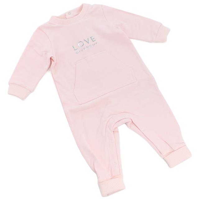 ジバンシー ロンパース ベビー GIVENCHY チュニジア H94056 PINK PALE ピンク系 ファッション 選べるモデル_2